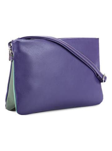 MYWALIT Umhängetasche Leder 25 cm  orchid