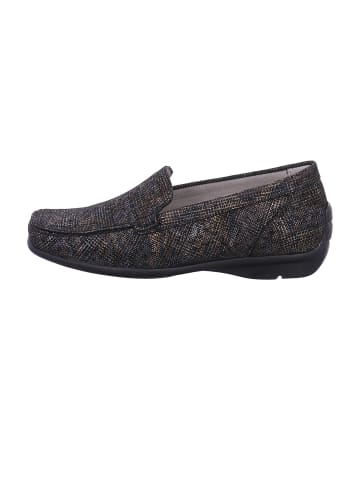WALDLÄUFER Komfort Slipper in Schwarz