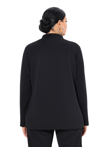Ulla Popken Sweatshirt in schwarz