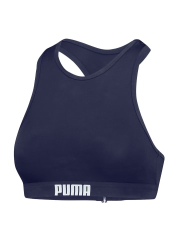 Puma Bikinioberteil Racerback Swim Top in Blau