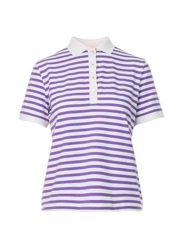 Salzhaut Poloshirt HEIKE in Purple-White