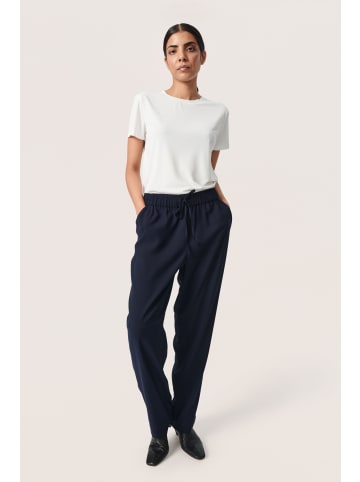 Soaked in Luxury Pants Suiting SLShirley Casual fit in Night Sky