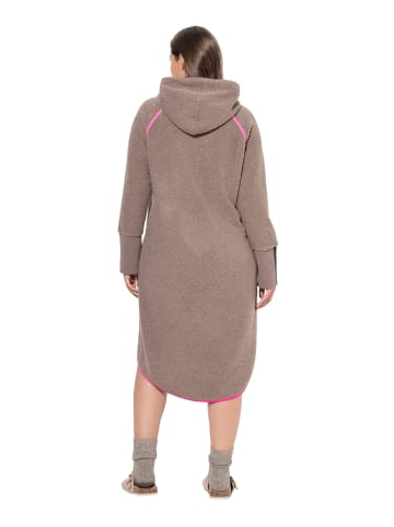 LAURASØN Midikleid in blassbraun