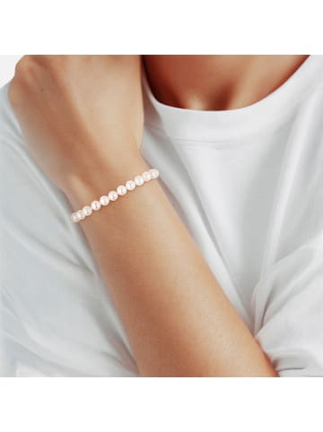 Rafaela Donata Perlen-Armband Muschelkernperle in weiß
