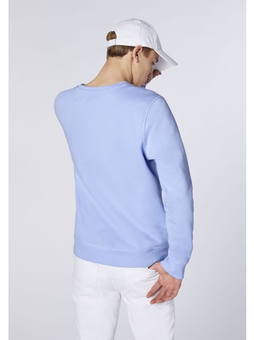 Polo Sylt Sweater mit gesticktem Logo in Blau