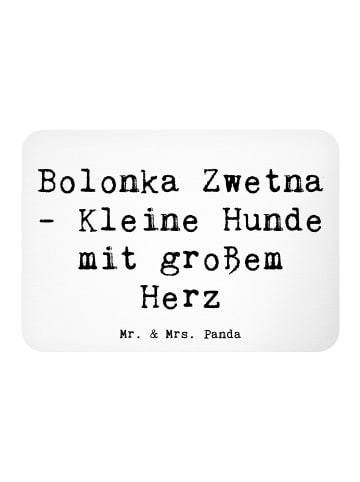 Magnet Spruch Bolonka Zwetna Herz mit Spruch in Weiß