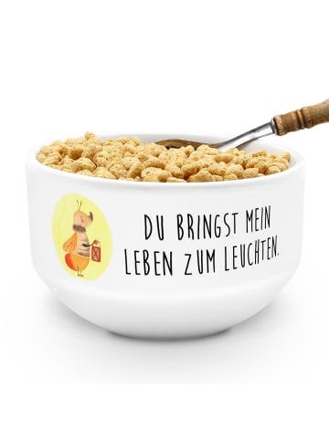 Mr. & Mrs. Panda frühstücksbowl Glühwürmchen mit Spruch in Weiß
