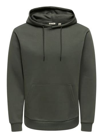Only&Sons Hoodie 'Ceres' in oliv