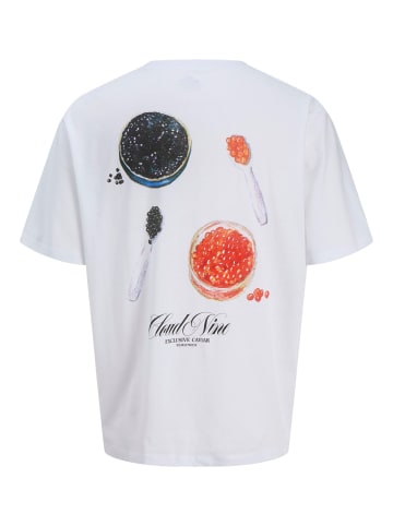 JACK & JONES PLUS T-shirt in Bright White