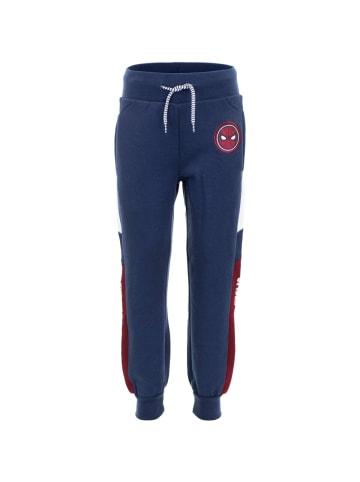 Spiderman Jogginghose Freizeithose Sweathose bequeme Hose für Kinder in Dunkelblau, Grau