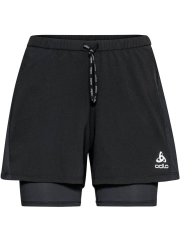 Odlo Sportshorts "2-In-1 Shorts Essential 3 Inch" in Schwarz