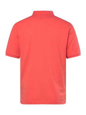 Men Plus Poloshirt in koralle