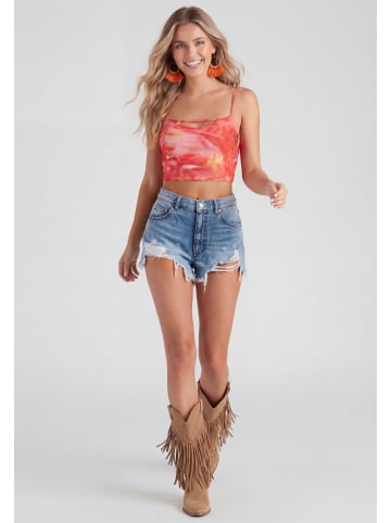 IZIA Women Top in red