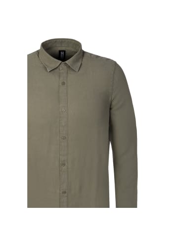 Bomboogie Langarmhemd CAMICIA COLLO in hellgrau