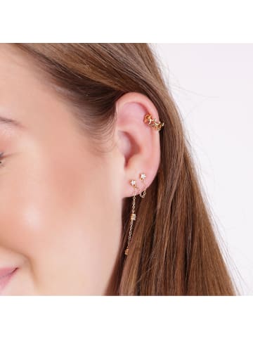 Lucardi 925 Silber Ohrringe Stern