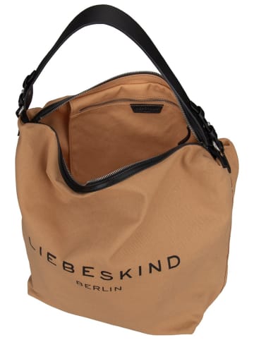 LIEBESKIND BERLIN Handtasche Clea Hobo L Canvas in Light Tan
