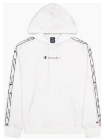 Champion Hoodie Hooded Sweatshirt in White