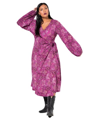 Studio Untold Kleid in dunkelmagenta