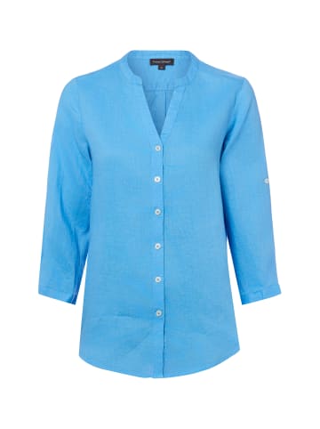 Franco Callegari Leinenbluse in blau - 0090