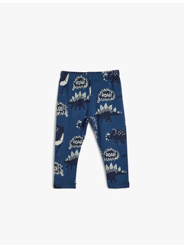 KOTON Sweathose in Marineblau Gemustert