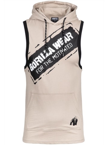 Gorilla Wear Loretto Tank-Top mit Kapuze - Schwarz