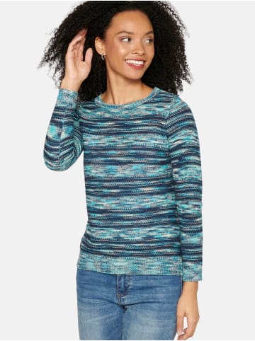 KOROSHI GESTRICKTES JERSEY in blau