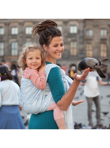 Hoppediz Babytragetuch Gewebtes Tragetuch in Amsterdam aqua