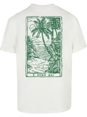 Merchcode T-Shirt "Hawai Oversized T-Shirt" in Weiß