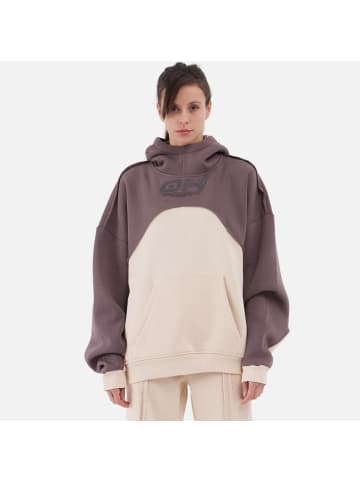 Ossy Homer Hoodie Kapuzenpullover Unisex Oversize in Braun-Beige