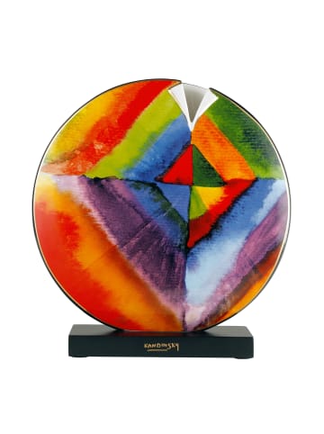 Goebel Vase " Wassily Kandinsky - Farbstudie / Quadrate " in Bunt