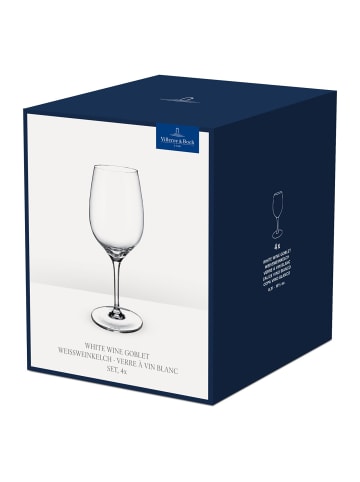 Villeroy & Boch 4er Set Weißweingläser Entrée 300 ml in transparent