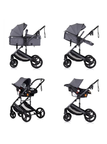 Chipolino Kinderwagen 3 in 1 Amore in grau