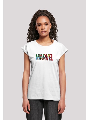 F4NT4STIC T-Shirt Marvel Avengers Logo Character infill in weiß