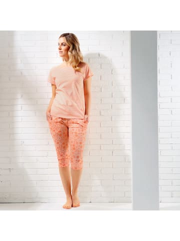 REDBEST Single-Jersey Schlafanzug in mandarine