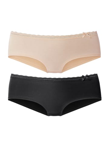 nuance Panty in schwarz+toffee