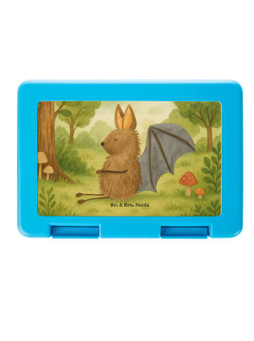 Mr. & Mrs. Panda Bentobox Fledermaus Sitzen Design ohne Spruch in Weiß