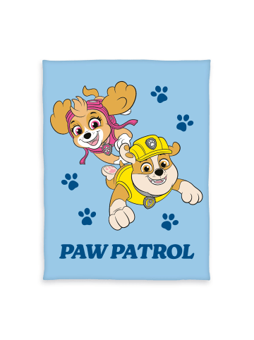 Herding Fleecedecke Paw Patrol 130x170cm in Hellblau