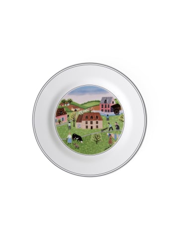 Villeroy & Boch Brotteller Mühle Design Naif in bunt