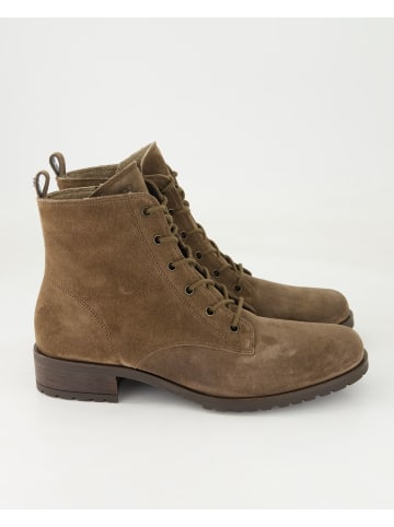 Schnürstiefeletten in Braun