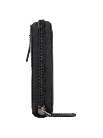 Greenburry Pure Black Geldbörse RFID Schutz Leder 19.5 cm black