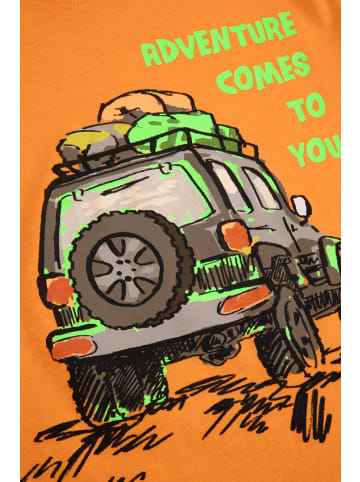 Coccodrillo T-shirt mit kurzen Ärmeln in orange