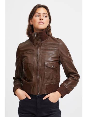 Oxmo Lederjacke OXDenny in Braun