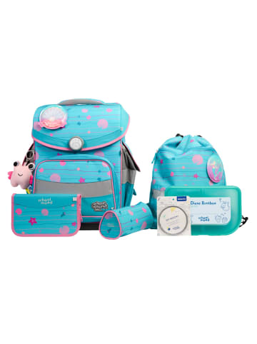 SCHOOL-MOOD Timeless Pro Schulranzen-Set 7-teilig in Meerjungfrau