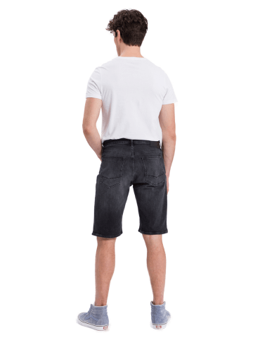 Cross Jeans Short LEOM regular/straight in Grau