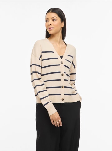 Vila Strickjacke in Super Light Natural Melan