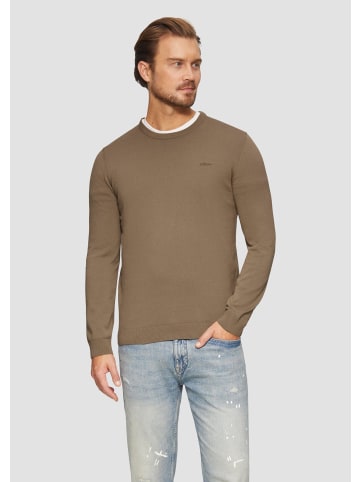 s.Oliver Strickpullover in 8483_sandstein