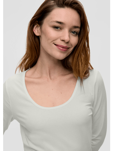 s.Oliver T-Shirt langarm in Creme