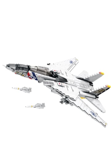 COFI 1453 Reobrix 33032 Kampfjet Klemmbaustein 1600 Teile 66 cm ab 14 in Grau