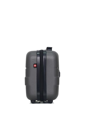 SWISS KOPPER Kosmetikkoffer USTER in Dunkelgrau (9L)