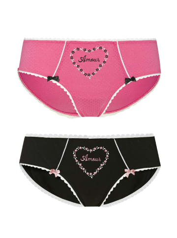 Vive Maria Slip-Set Pink Amour in pink/schwarz